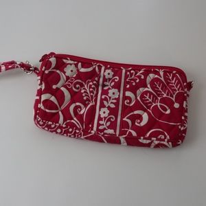 Vera Bradley Wristlet / Wallet Twirly Birds Pink